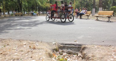 Bălării și distrugere în Parcul Tăbăcăriei - 3