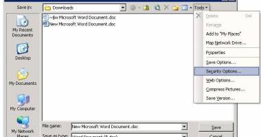 Ce trebuie făcut pentru a proteja cu parolă un document "doc" - 4