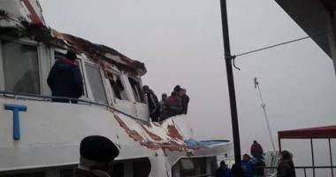 VIDEO. La un pas de TRAGEDIE / NAVĂ cu peste 200 de pasageri, lovită de un cargo pe Dunăre - 3