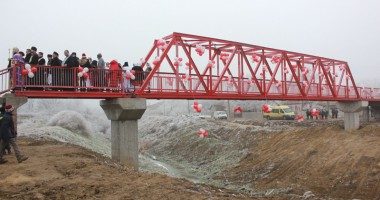 Pasarela din comuna Saraiu, inaugurată de primarul Dorinela Irimia - 5