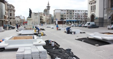 Galerie FOTO. Reabilitarea Pieței Ovidiu, aproape de finalizare. Iată cum arată zona - 5