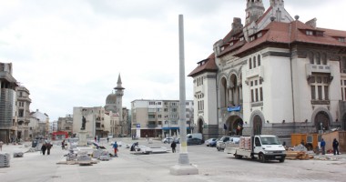 Galerie FOTO. Reabilitarea Pieței Ovidiu, aproape de finalizare. Iată cum arată zona - 7