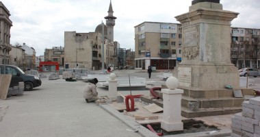 Galerie FOTO. Reabilitarea Pieței Ovidiu, aproape de finalizare. Iată cum arată zona - 9