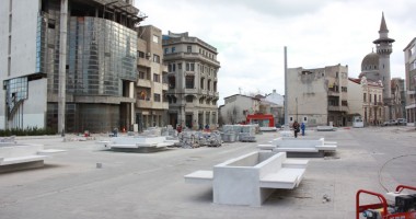 Galerie FOTO. Reabilitarea Pieței Ovidiu, aproape de finalizare. Iată cum arată zona - 4