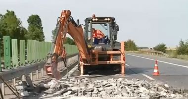 Probleme GRAVE pe Autostrada Soarelui. Se desprind plăcile de beton! - 2
