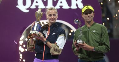 Stire din Sport : Tenis / Petra Kvitova, noua campioană de la Doha. A învins-o pe Garbine Muguruza