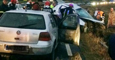 GALERIE FOTO / ACCIDENT RUTIER GRAV PE DN 22A. O persoană A DECEDAT - 4