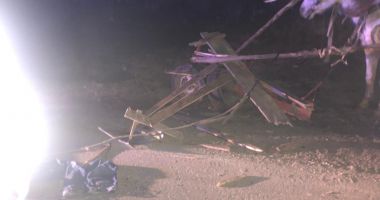 GALERIE FOTO / IMPACT FATAL!  Căruțaș mort la Medgidia - 3