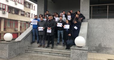 Protest la Parchetul de pe lângă Judecătoria Constanța. Procurorii, îngrijorați de modificările aduse legilor Justiției - 2
