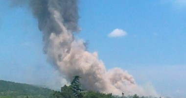 Stire din Actualitate : Explozie la un depozit de muniție din Bulgaria