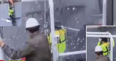 Stire din Eveniment : Piciorul unui pilot maritim a fost zdrobit în timp ce urca pe scara navei