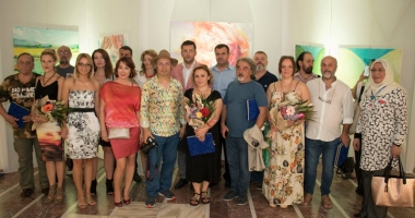 Stire din Cultură-Educație : Lucrări de mare valoare la Tabăra Internațională de Pictură  "Lucian Grigorescu"