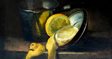 Stire din Cultură-Educație : „Natura cu lămâi” a lui Grigorescu, moartă, dar fermecătoare