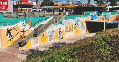 Stire din Cultură-Educație : Picturi murale şi proiecţie de filme, în pasajul de la Gară