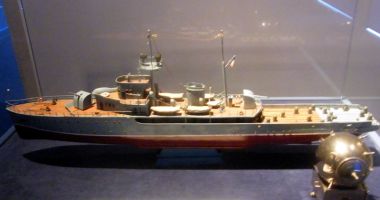Piesă de colecție, expusă la Muzeul Marinei