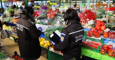 Piețele agroalimentare sunt verificate în această perioadă de Poliția Locală