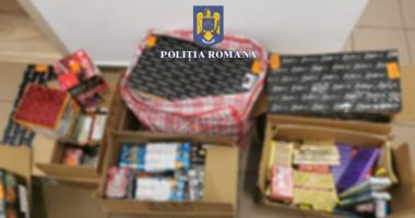 Stire din Eveniment : Un bărbat a fost prins cu 100 de kg de materiale pirotehnice