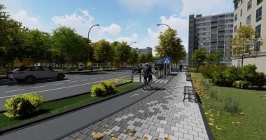 Continuă lucrările pe bulevardul Tomis. Se asfaltează pista de biciclete - 1