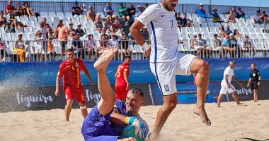 Fotbal pe plajă / Valentin Dumitrică joacă pentru România în preliminariile CM din Rusia