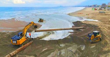 Stire din Social : Plajele de pe litoral, puse la adăpost de furtunile din iarnă
