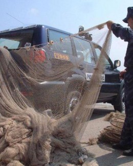 Stire din Eveniment : Plase monofilament, confiscate în PTF Vama Veche