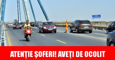Stire din Eveniment : HAOS ÎN TRAFIC. Podul Agigea este închis total pentru reparații