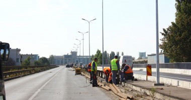 Galerie FOTO. A fost REPARAT podul IPMC! Vezi cum se circulă, de astăzi - 5