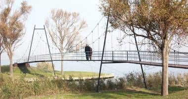 Stire din Social : Galerie FOTO. Cum arată noul pod din Parcul Tăbăcăriei