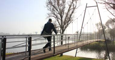 Galerie FOTO. Cum arată noul pod din Parcul Tăbăcăriei - 3