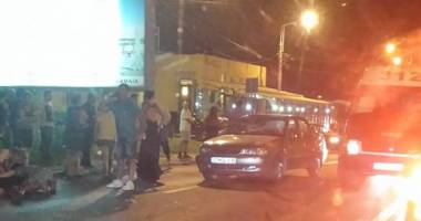 Polițist implicat într-un accident rutier