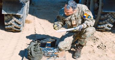 Stire din Eveniment : Pregătirea pentru rotația militarilor români, în Polonia
