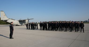 Stire din Eveniment : 40 de pompieri militari români au plecat într-o nouă misiune în Grecia
