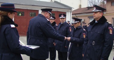 Pompieri constănțeni avansați în grad - 3