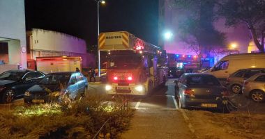 Pericol de incendiu într-un bloc de pe aleea Murelor din Constanța