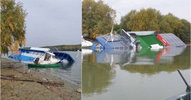 Stire din Actualitate : Pontonul inaugurat cu fast la Tulcea, scufundat după trei săptămâni. Turcan: "Nu imaginea este importantă în acest caz"
