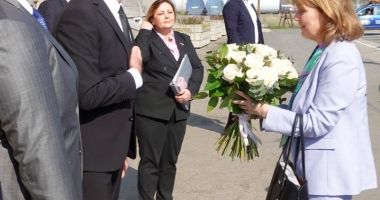 Ambasadorul SUA în România, Kathleen Kavalec, vizită în portul Constanţa - 2