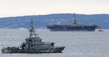 Stire din Actualitate : Portavionul american USS Gerald Ford a părăsit Croația