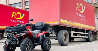 Poșta Română va livra colete cu ATV-ul în zonele greu accesibile. Ce judeţe sunt vizate