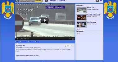 Stire din Eveniment : Poliția Română are cont pe Youtube!