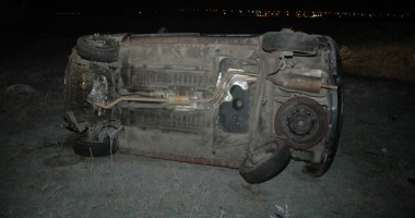 IMAGINI ȘOCANTE / Accident rutier GRAV. Un tânăr a MURIT după ce s-a răsturnat cu mașina - 2