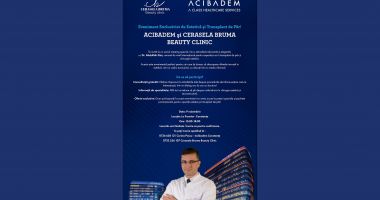 Stire din Sănătate : ACIBADEM organizează un eveniment exclusivist la Constanța cu dr. Abdullah Etöz, renumit la nivel internațional pentru transplant de păr și chirurgie estetică. Înscrierile sunt deschise până în noiembrie