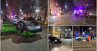 Stire din Eveniment : O tânără de 23 de ani a ajuns în stare gravă la spital, după ce un șofer beat a făcut prăpăd cu mașina