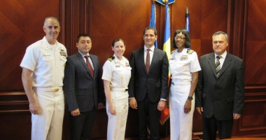 Stire din Politică-Administrație : Delegație militară americană, în vizită la Prefectura Constanța