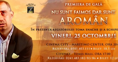 Stire din Cultură-Educație : Premiera primului film în aromână produs în România