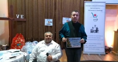 Premii și diplome pentru membrii Asociației  Județene a Sportului Persoanelor cu Handicap - 2