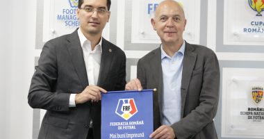 Stire din Sport : Președintele Federației Germane de Fotbal, în vizită la FRF
