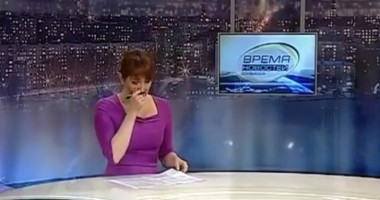 Stire din Actualitate : Prezentatoarea unei televiziuni din Ucraina, în lacrimi