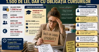 „Încă un cadou otrăvit!”. Profesorii reacționează dur la condițiile impuse pentru prima didactică - 2
