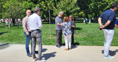 FOTO. Parcul de la Gară, inaugurat într-o atmosferă de basm: mascote, surprize, veselie, copii fericiți - 2