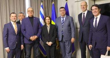 Primarul Vergil Chiţac, întâlnire cu ambasadoarea Republicii Elene în România